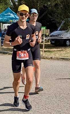 Aimeric au Triathlon S